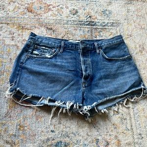 Agolde short denim shorts size 31